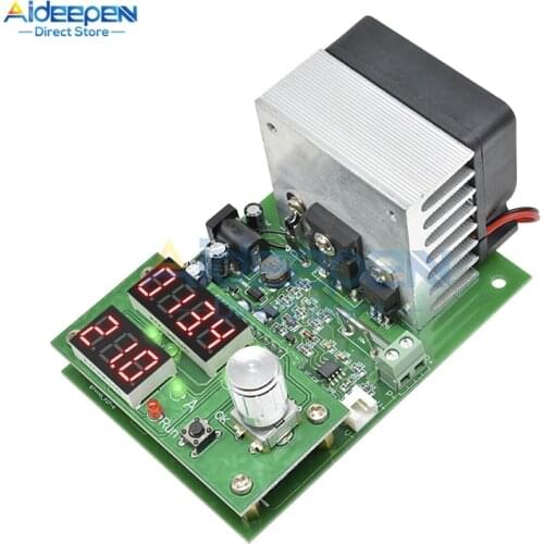 Multifunction 60W Electronic Load 9.99A 30V Constant Current Aging Battery Power Capacity Tester Module with Dual LED Display