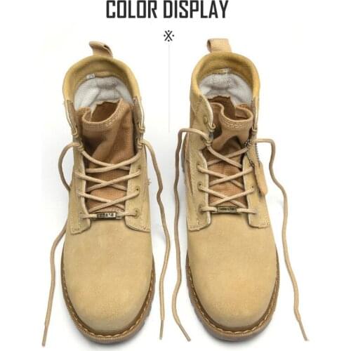 Mens boots mens autumn and winter mens boots mens booties military boots desert boots casual shoes