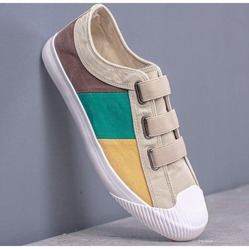 Sneakers Men Shoes Mens Canvas Sneakers Shoes Breathable Casual Buckle Loafer Shoes Spring Mens Designer Men Loafers Shoes