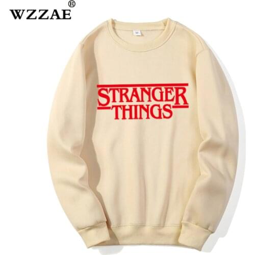 2020 Brand New Fashion Stranger Things Round Neck Sweatshirt Hoodies Men/Women Hip Hop Hoodies Streetwear Clothing