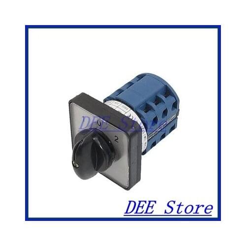 AC 660V 20A 12 Terminals 3 Positions Rotary Selector Cam Changeover Switch