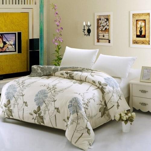 New 100% cotton duvet cover Printed colored flowers quilt cover for bed 220/240 twin full king queen size brief style bedding