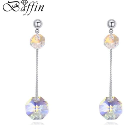 2016 High Quality Fashion Jewelry Crystal from Swarovski Earring For Women Top Crystal Jewelry Stud Earrings Best Friends Gift