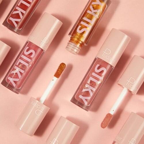 16 Colors Silky Lip Gloss Makeup Moist Liquid Waterproof And Sweat-proof Lip Oil Lip Tint Beauty Cosmetics For Women TSLM1