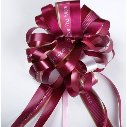 Wedding decoration hand flower ball flower letter ribbon wedding flowers decoration for table wedding decorations garland