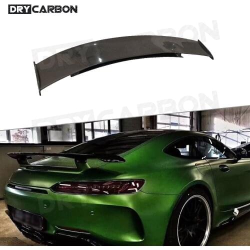 Carbon Fiber Rear Spoiler Trunk Wings Fit For Mercedes Benz AMG GT AMG GTS AMG GTR Coupe 2-Door 2015-2019 Car Styling FRP