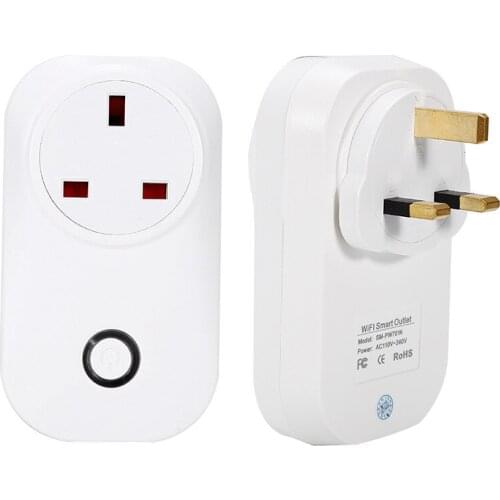 Smart Power Socket Plug WiFi Remote Control Switch EU US UK Plug Smart Timing Socket Wireless Outlet Voice Intelligent Control