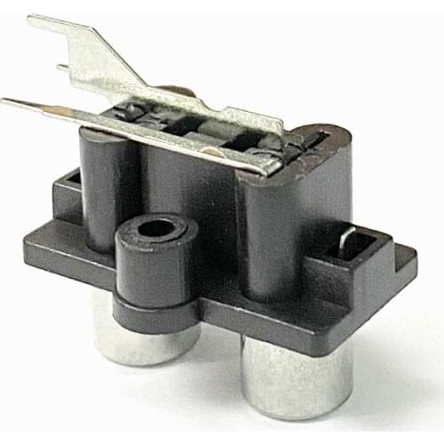 10pcs RCA Female Jack PCB Mounted AV Concentric Outlet Video AV Socket Adapter PCB Mounted AV Concentric Outlet 2 RCA Female Jac