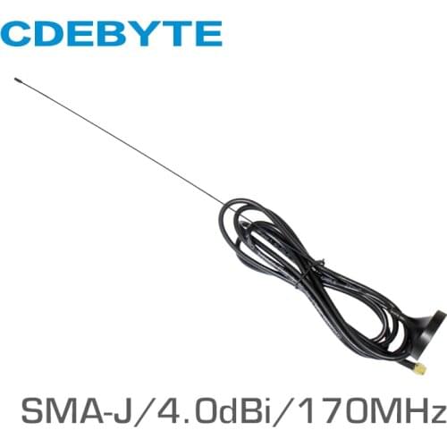 TX170-XP-200 170MHz SMA-J interface 50 Ohm impedance less than 1.5 SWR 4.0dBi gain high-quality sucker antenna