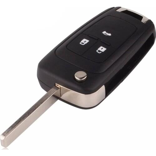 Car Entry Remote Control Key Fit for Chevrolet Cruze Flip Folding Hot Car Remote Key Shell Case 3 Buttons