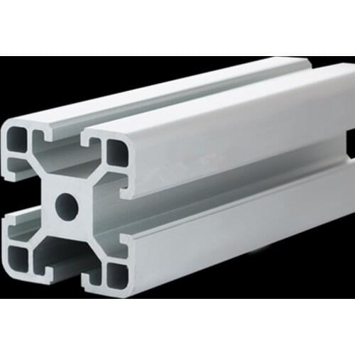 Free shipping 2pc 4040 European Standard Industrial Aluminum Alloy square tube profiles 500mm Linear Rail for DIY 3D Printer CNC