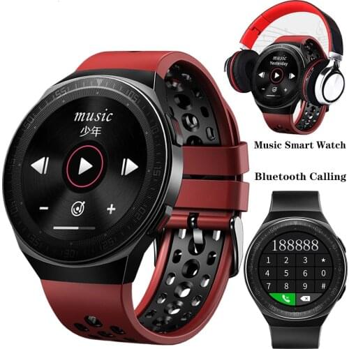GEJIAN Smart Watch Men 8G RAM Bluetooth Call Recording Watch Play Music Fitness Watch Health Tracker Weather Display Watch Men