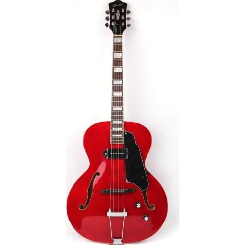 Good quality f hole jazz hollow body electric guitar free shipping