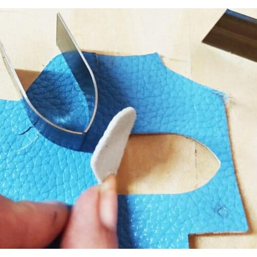 18pcs Leather Craft Tools Round Cutter Punch Leather Handmade Embossing Punching Hand Tool For Leather Belt Phone Holster