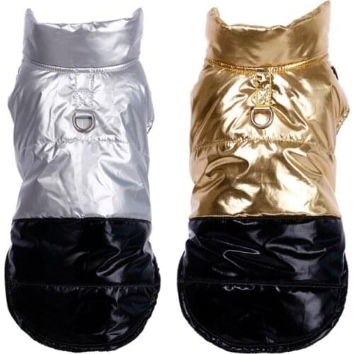 Cute Winter Dog Jacket Warm Dog Clothes Pet Vest Waterproof Coat For Small Medium Large Dogs Puppy Apparel For Cold Weather