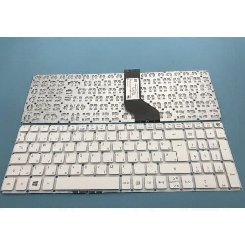 NEW Hungarian Keyboard For Acer Aspire E5-576 E5-576G E5-576T Laptop Hungarian Keyboard White
