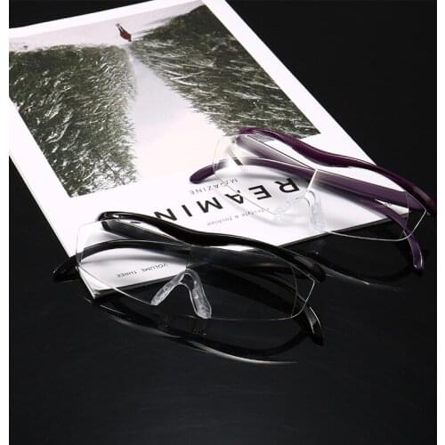 Men Women Magnifier Big Vision 1.8 times Reading Glasses Magnifies Vision 300 Degree Magnification Lens Presbyopia Eyewear +300