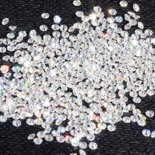 Excellent Quality D Color Small Moissanite Beads VVS1 Diamond Test Past 1mm-2.9mm Loose Gemstone for Wedding Jewelry Making