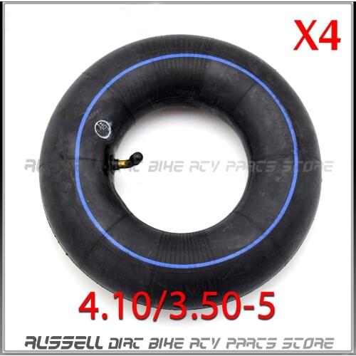 Durable 4.10 / 3.50-5 Tire Inner Tube Bent Metal Valve Fits Gas & Electric Folding Scooter Bikes TR87 VALVE STEM 4 Pcs/lots