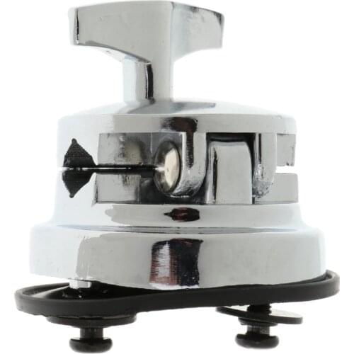 Durable Zinc Alloy Single Hole Drums Base Plate Drum Tom Mount Bracket Rack Clamp Percussion Accessory