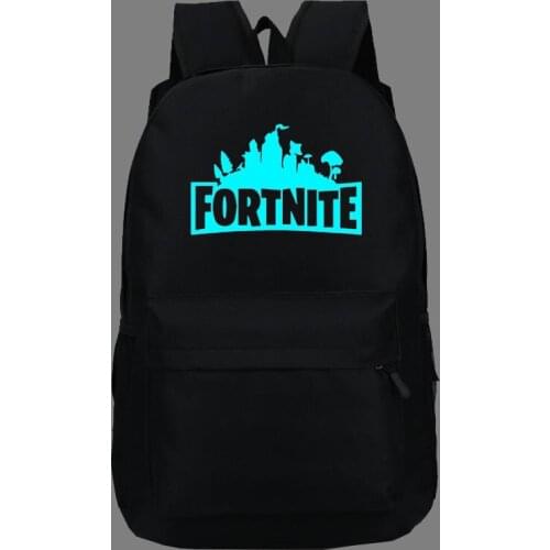 Fortnite Night Luminous Backpack Men and Women Adult Schoolbag High Capacity Bag Fortnites