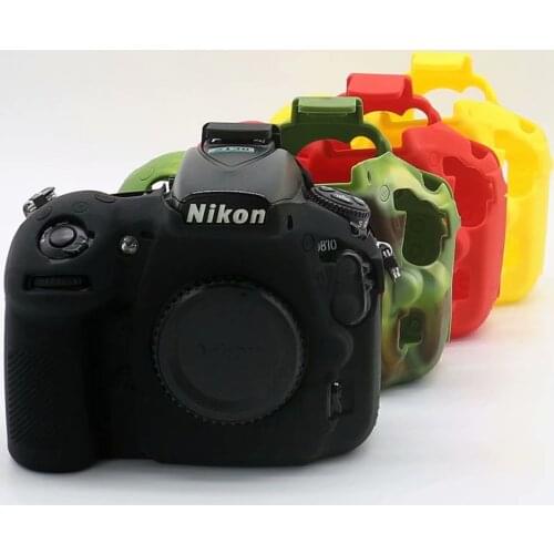 Silicone Armor Skin Case Body Cover Protector For Nikon D750 D7500 D810 D3500 D5300 DSLR Body Camera Cover Protector Video Bag