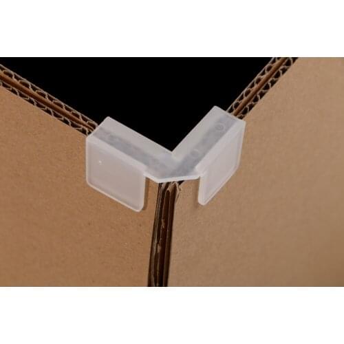 2 Ways plastic cardboard clip paper box connector buckle