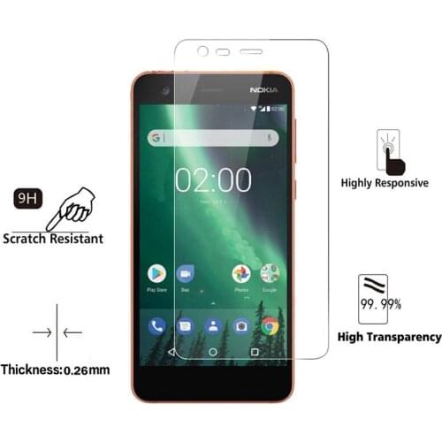 Glass For Nokia 1 2 Screen Protector Tempered Glass For Nokia 1 2 Glass For Nokia1 Nokia2 TA-1047 TA-1056 Phone Protective Film