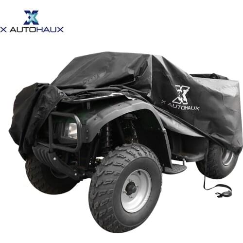 X AUTOHAUX 5 Sizes Quad ATV Cover Cover Waterproof Dust Snow Anti-UV Protector Universal Motorcycle Vehicle Scooter Covers