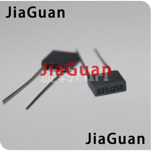 100pcs Xiamen Faratronic CL23B 0.022UF 250V 22NF P5MM FARA CL23 223 gray film capacitor 223J250 0.022uF 250VDC