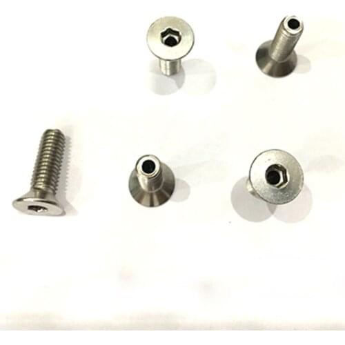 2PCS Hollow Screw Countersunk head Hex socket Screws Through hole Bolt M4 M5 M6