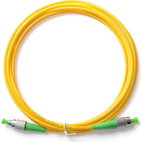 100 pcs Fiber Optic patch cord simplex FC/APC Optical jumper cable CATV sx 1 3 5 10 20 100m meters Ftth Free Shipping