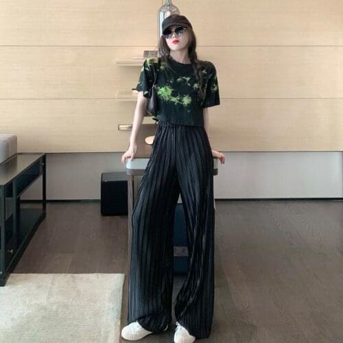 Velvet Korean Fashion Loose Wide Leg Trousers Harajuku Women Casual Chic Pants Hip-hop All-match Unisex Streetwear Pants
