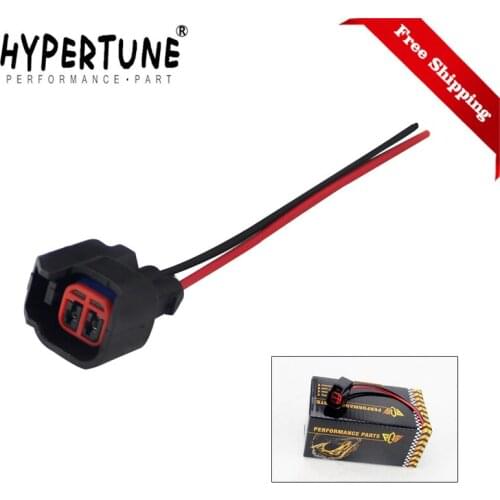 Free Shipping INJECTOR DYNAMICS EV6 Pigtail Clip Connector Fuel Injector Connectors For many cars EV6 Injector Plug HT-FIC13