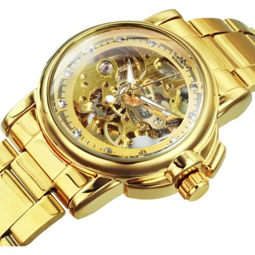WINNER Sport Watches Women Fashion Watch 2020 Casual Skeleton Wristwatch Luxury Ladies Watch Rose Gold Gift relojes para mujer