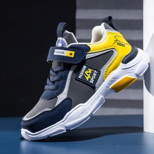 Four Seasons Childrens Fashion Sports Shoes Boys' Running Leisure Breathable Outdoor Kids Shoes Lightweight Sneakers Shoes