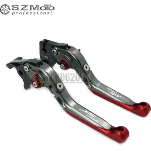 For TRIUMPH SRINT ST SPRINTST 1997-2003 2002 2001 Aluminum Motorcycle Folding Extendable Adjustable Brakes Clutch Levers CNC