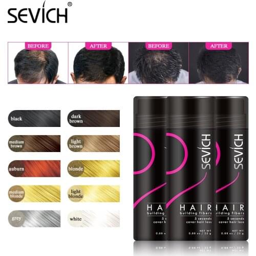 Thick Hair Care Spray 25g Keratin Hair Fibers Protein Building Fiber Plant Wig Powder Hairline Optimizer Used to Hide the Scalp