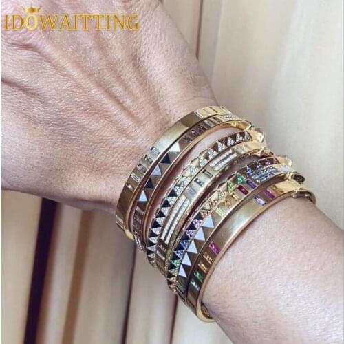 IDOWAITTING Rigid Bracelets