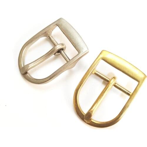 Womens Classic Brass Belt Buckle 33.8mm Woman Leather Strap Fastener Hardwares,Leather Craft