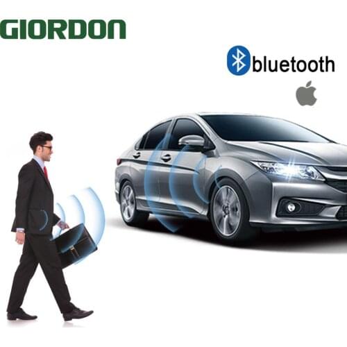 Keyless entry button to start anti-theft pke one-way device car alarm system to push the remote control door lock of starting mo