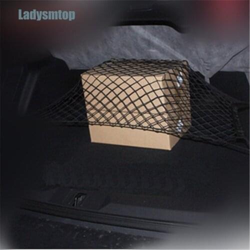 Ladysmtop Auto Car Trunk Storage Net bag case For FIAT 500 Idea Uno Palio Freemont Cross Coroma Panda Tipo Punto