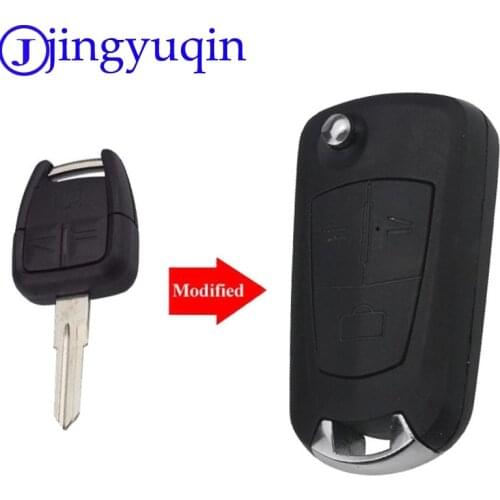 Jingyuqin 10p 3B Modified Folding Key Case Shell Fob For Vauxhall / Opel / Astra H / Corsa D / Vectra C / Zafira Left Blade