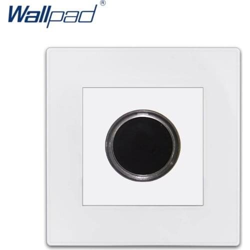 2019 New Arrival Touch Time Delay Wallpad Luxury White Wall Light Switch PC Panel