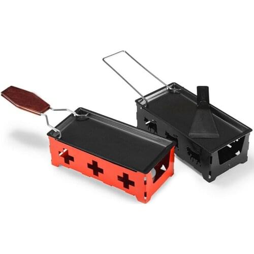 Portable Swiss Cheese Oven Mini Non-stick Butter Cheese Baking Pan Scottish Style BBQ Dish durable Baking tray