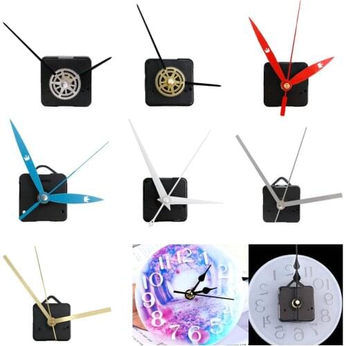 1pc Silent Clock Movement Silicone Mold Clock For Jewelry Clock Resin Silicone Mold Tool DIY Epoxy Resin Molds DIY Accessories