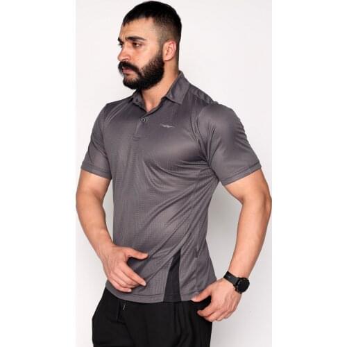 Polo Neck Breathable Fabric Sports T-Shirt