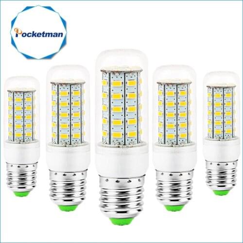 LED Corn Bulb Lamp E27 E14 110/220V SMD5730 48/69Leds Light Bulbs Lampada LED Diode Lamps Energy Saving Light for Home Dropship
