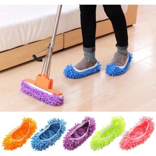 Floor Dust Microfiber Cleaning Slipper Lazy Shoes Cover Mop Window Cleaner Home Cloth Clean Cover Microfiber Mophead Overshoes