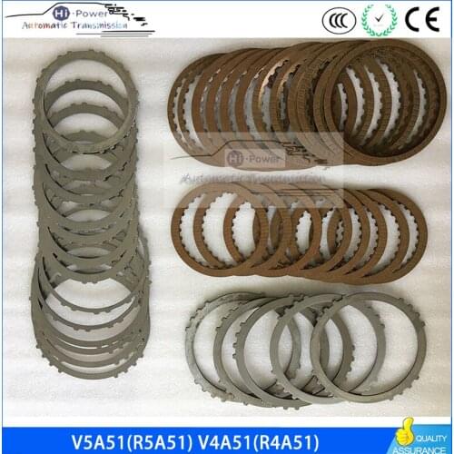 V4A51(R4A51) V5A51(R5A51) Automatic Transmission Friction Plate & Steel kit For Mitsubishi HYUNDAI KIA